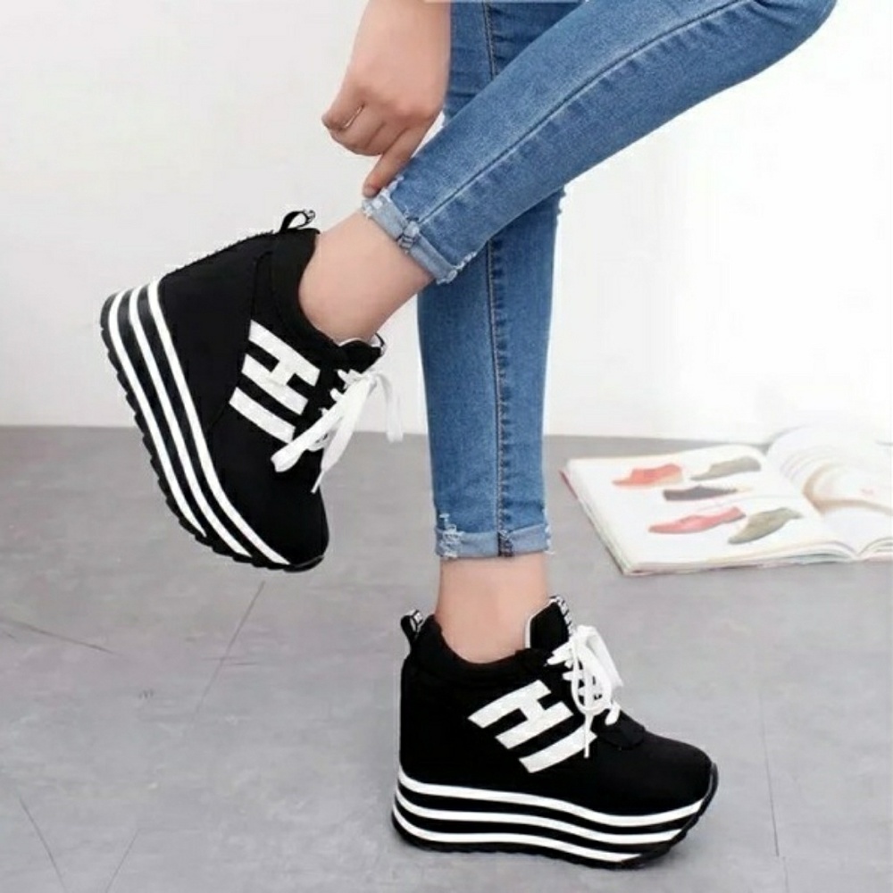 NICE Platform Heeled Sneakers.